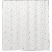 Modern Boho zerstückelt Pfeile Duschvorhang (Vorderseite)