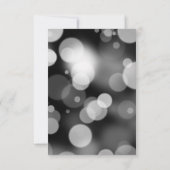 Modern Bokeh Überraschung 50. Geburtstag Einladung (Rückseite)