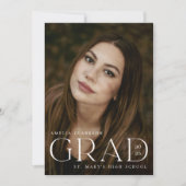 Modern Bold 5 Foto Personalisierte Karte (Vorderseite)