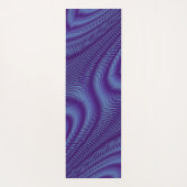 Modern Bold Abstract Purple Unique Trippy Custom Yogamatte (Rückseite)