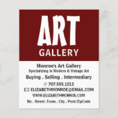 Modern Bold, Art Dealer, Galerie Flyer (Vorne)