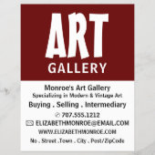 Modern Bold, Art Dealer, Galerie Flyer (Vorne)