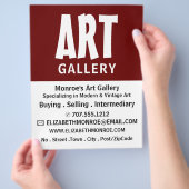 Modern Bold, Art Dealer, Galerie Flyer (Hand)