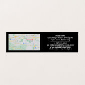 Modern Bold, Art Dealer, im Detail Visitenkarten (Innenseite Aufgefaltet)