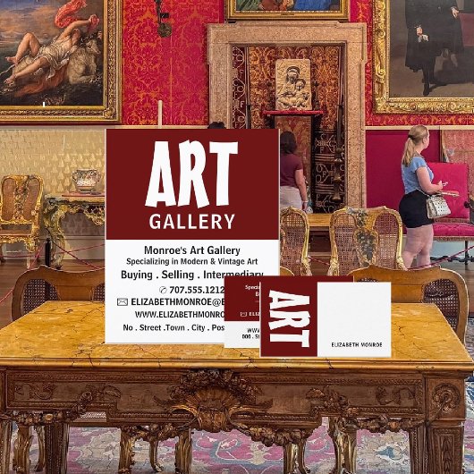 Modern Bold, Art Dealer Visitenkarte