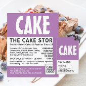Modern Bold, Cake Maker, Cake Store Visitenkarte