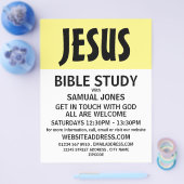 Modern Bold, Christian Bible Class Advert Flyer (Einzeln)