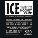 Modern Bold, Eishockey Camp Flyer<br><div class="desc">Modern Bold,  Hockey Camp Advertising Flyers By the Business Card Store.</div>