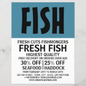 Modern Bold, Fishmonger/Ehefrau, Fischmarkt Flyer (Vorne)