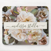 Modern Bold Floral Magnolia | Girly Gift Mousepad (Vorne)