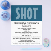 Modern Bold, Fotografy, Fotograf mieten Flyer (Einzeln)