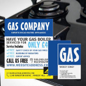 Modern Bold, Gas Engineer & Supplier Advertising Flyer