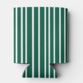 Modern Bold Graduation Party Striped Green Dosenkühler (Rückseite)