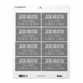 Modern Bold Grau & White (Vorne)