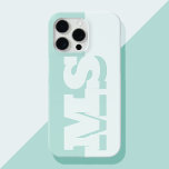 Modern Bold Initial Monogram Case-Mate iPhone Hülle<br><div class="desc">Modernes Monogram Phone Case. Erstellen Sie Ihren eigenen personalisierten iPhone Case mit individuellem Anfangsnamen.</div>