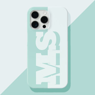 Modern Bold Initial Monogram Case-Mate iPhone Hülle