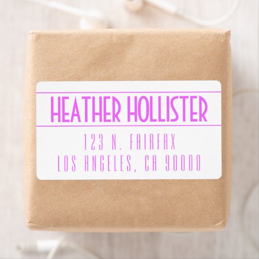 Modern Bold Magenta & White (Insitu)