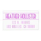 Modern Bold Magenta & White (Vorne)