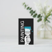 Modern Bold Painting Professional Visitenkarte (Stehend Vorderseite)