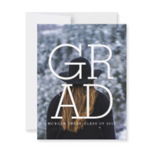 Modern Bold Party Einladung Foto Card