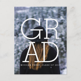 Modern Bold Party Einladung Foto Card