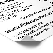 Modern Bold Poster (Ecke)