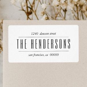 Modern Bold Script Family Name