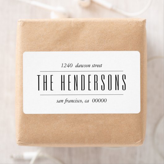 Modern Bold Script Family Name (Insitu)