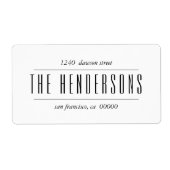 Modern Bold Script Family Name (Vorne)