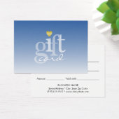 Modern Bold Sky Blue Ombre Gold Herzstück Geschenk (Schreibtisch)