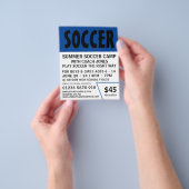 Modern Bold, Soccer Camp Advertising Flyer (Gruppe)