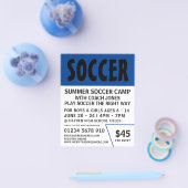 Modern Bold, Soccer Camp Advertising Flyer (Einzeln)