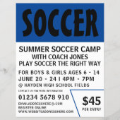 Modern Bold, Soccer Camp Advertising Flyer (Vorne)