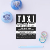 Modern Bold, Taxi Cab Firm with Price List Flyer (Einzeln)