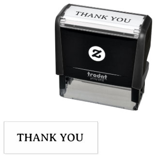 Modern Bold “THANK YOU” Permastempel