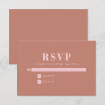 Modern Bold Typografy Terracotta Pink Bat Mitzvah