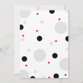 Modern Bold Typography Script 50th Birthday Party Einladung (Rückseite)