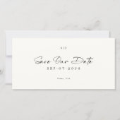 Modern Bookmark QR Code 2 Photo Save the Date (Vorderseite)