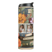 Modern Books Foto Collage - Bestes Mama-Geschenk Thermosbecher (Nach links gedreht)