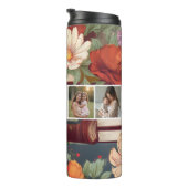 Modern Books Foto Collage - Bestes Mama-Geschenk Thermosbecher (Nach rechts gedreht)