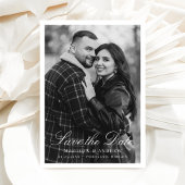 Modern Border Photo Wedding Save The Date