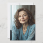 Modern Born in 1966 4 Photos 60th Birthday Party Einladung (Rückseite)