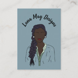 Modern Boss Woman Juwelier Display Business Card Visitenkarte