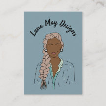 Modern Boss Woman Juwelier Display Business Card