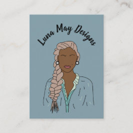 Modern Boss Woman Juwelier Display Business Card Visitenkarte