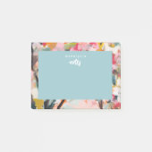 Modern Botanical Abstract Art Post-it Klebezettel (Vorderseite)