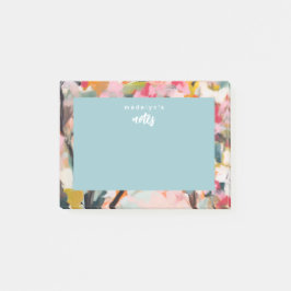 Modern Botanical Abstract Art Post-it Klebezettel