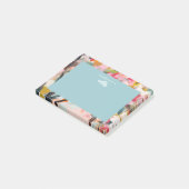 Modern Botanical Abstract Art Post-it Klebezettel (angewinkelt)