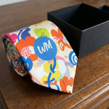 Modern Botanical – Bold Funky Floral Monogram