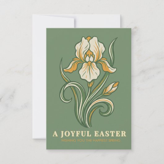 Modern Botanical Easter Blessings (Vorderseite)